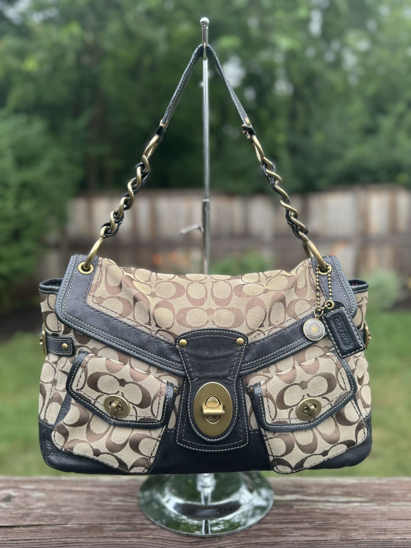 Coach Legacy 65th Anniversary Y2K Soho Stripe Rare