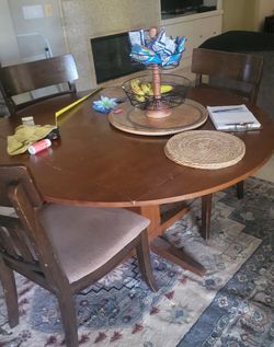 Table and chairs
