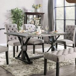 Rustic Dining Table + 4 Chairs + Bench $899