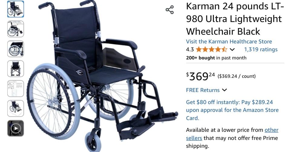 Karman Brand New Wheel Chair