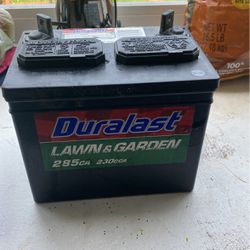 Tractor Out Of A Commercial Mower Battery