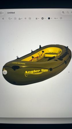 Airhead - ANGLER BAY 6-Person Inflatable Boat - Green