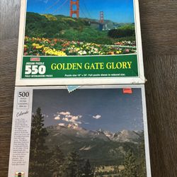*Williamsfield & Higley* 2NEW SEALED Vintage jigsaw Puzzles 500 pieces