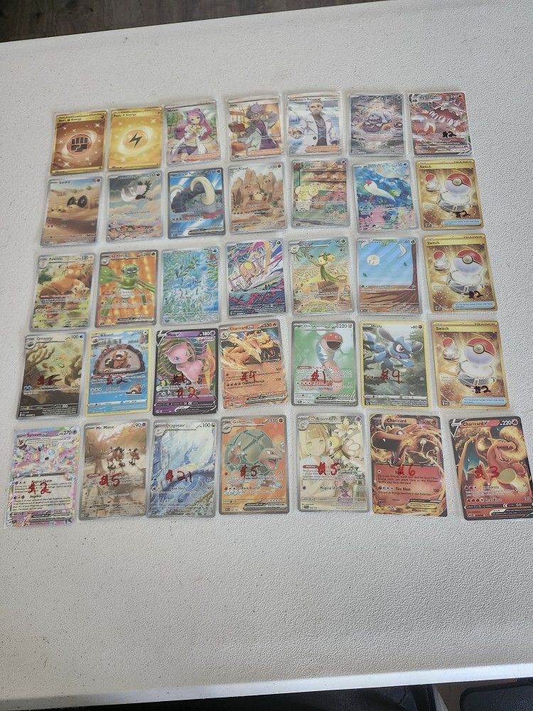 POKEMON CARD LOT CHARIZARD MEW