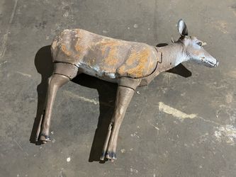 Outdoor Deer Decoy Figure