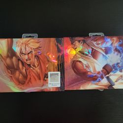 🔥 RARE! Street Fighter 15th Anniversary Ryu & Ken Controllers – NEW SEALED – PS2/PS1 🔥