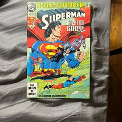 Collectible Superman Comic Book 
