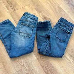 2 pairs of size 6 boys jeans