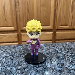 KENMA JoJo's Bizarre Adventure Giorno Giovanna Stardust Crusaders Action Figure PVC 10 Cms Anime Figurine Manga Weeb Collectible.  Preowned excellent 