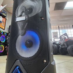 4500mah Led Bluetooth Rechargable Speaker With Mic And Remote Control Pickup Only 