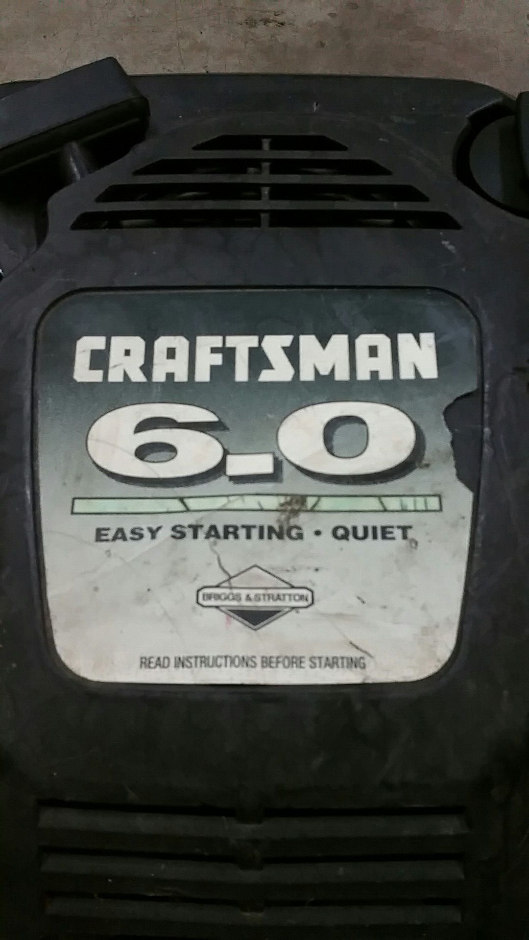 CRAFTSMAN LAWN MOWER. 6.0' BRIGGS & STRATTON ENGINE. USED'
