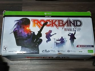 Rock Band 4 Guitar, Drums, Microphone And Game For Xbox One And Series X