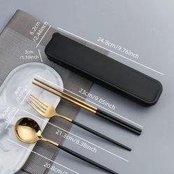 15 Sets Of Spoons Forks Chopsticks 