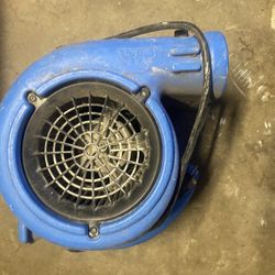 B-Air VP-25 1/4 HP Air Mover / Carpet Dryer – Blue, 900 CFM