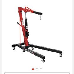 Pittsburg 1 Ton Foldable Engine Crane 