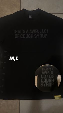 Brand new black on black cough syrup