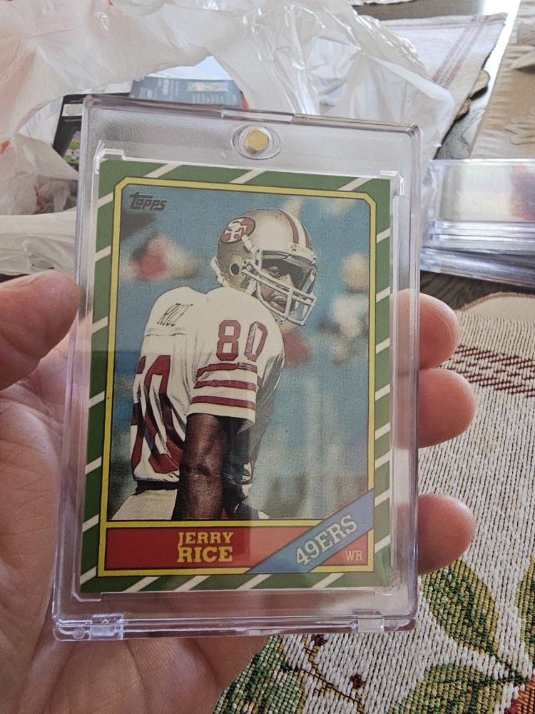 Jerry Rice '86 Topps Rookie Football Card