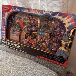 Mega Lucario Ex Figure Collection Pokemon Cards 