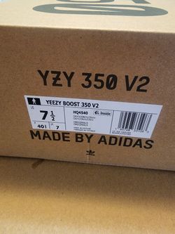 Yeezy Boost 350 V2 Onyx Sz 7.5
