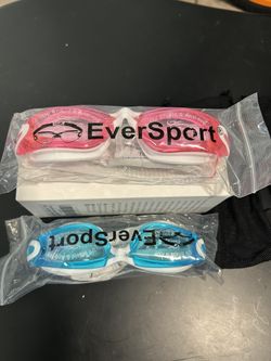 EverSport 2 Pack Swim Goggles Pinks &linghblue