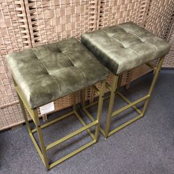 2 Pc Bar Stools 