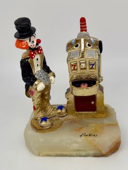 Ron Lee Strike It Rich Figure Hobo Joe Winning Jackpot Slot Machine Vegas LE 500