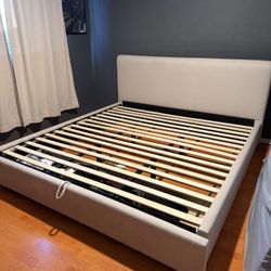 Silk And Snow Storage Bed (king) 