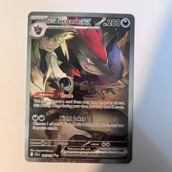 N’s ZOROARK EX FULL ART (JOURNEYS TOGETHER SET)