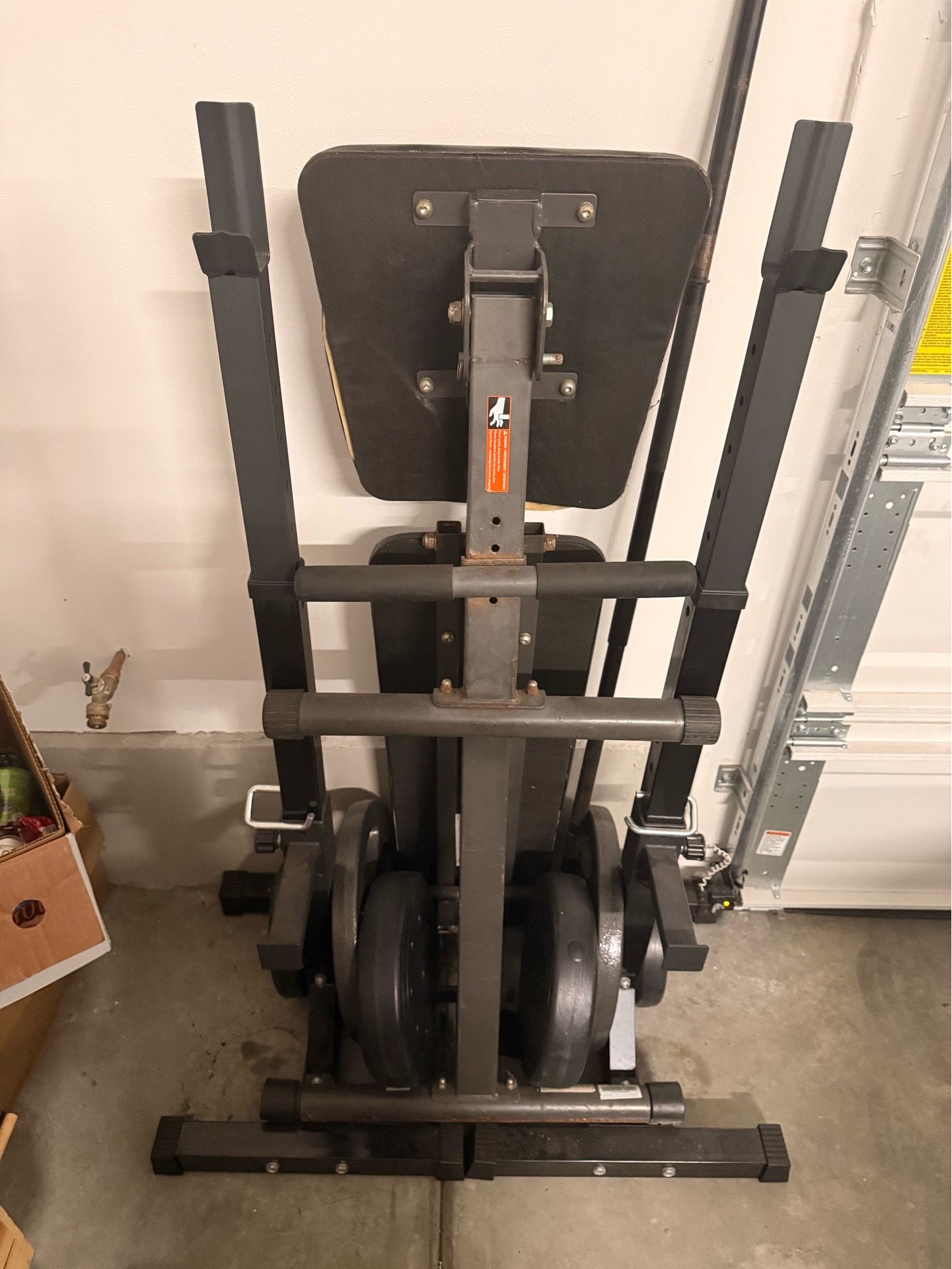 Weight bench and rack