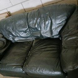 Black Two Person Couch