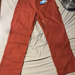 Columbia Real Tree Work Pants Double Knee PHG Size 40x32