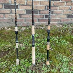 Lot of 3 Star Rods Spinning $130