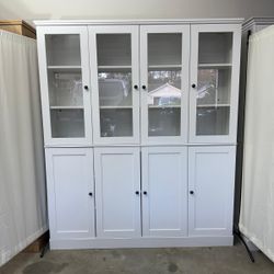 🏡✨ WHITE LED KITCHEN PANTRY CABINET — HUGE STORAGE & MODERN GLOW 💡  