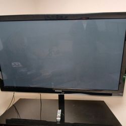 Lg Screen TV with Stand 