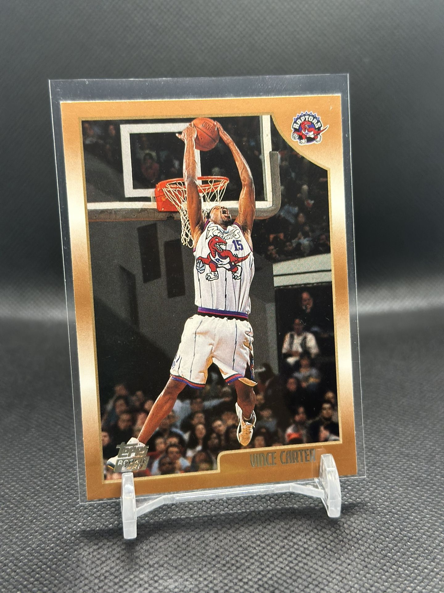 π₯ 1998-99 VINCE CARTER TOPPS ROOKIE CARD RC RAPTORS HOF CLEAN! π¦
