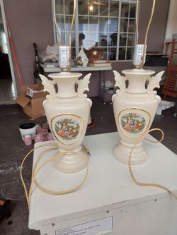 Vintage George And Martha Lamps. $100 ea.