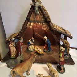 Christmas Nativity display scene display