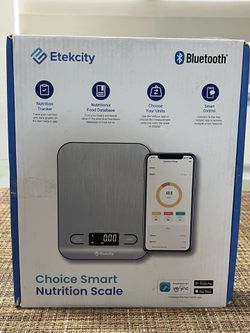 Etekcity Food Kitchen Choice Smart Nutrition Scale Model: ENS-C551S-SUS