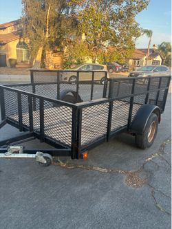 Utility Trailer   10 X5.5 x2  NEW PINK in my name and NEW LED Lights