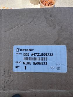OEM DD15 DETROIT DIESEL ENGINE WIRING HARNESS