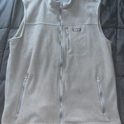 Patagonia Grey Sherpa vest 