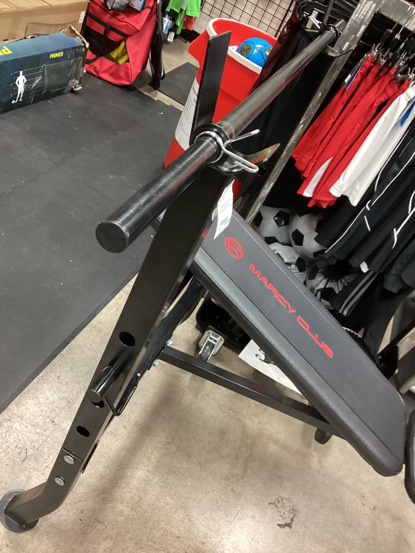 Marcy Bench With Leg Curl And Preacher Curl Attachment( Bar Is Included