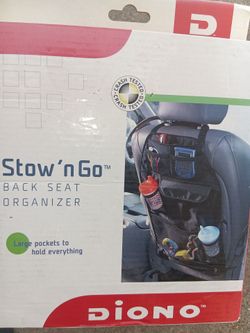 Stow n go backseat organizer