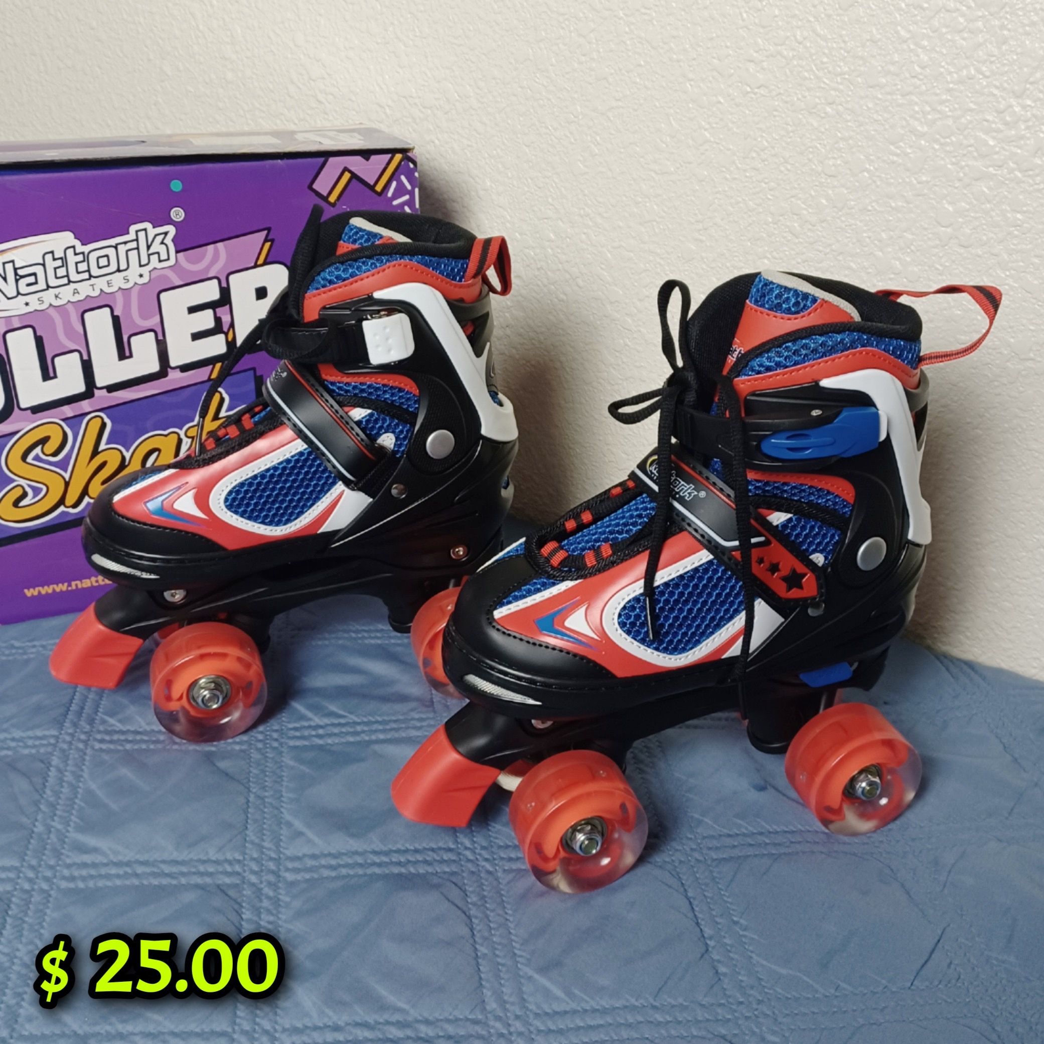 Nattork Roller Skates Medium Size 