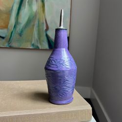 Handcrafted Detailed Cruet ( H9.5" ) firm on price 