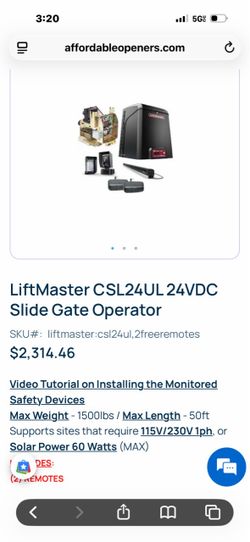 Liftmaster  CSL24UL