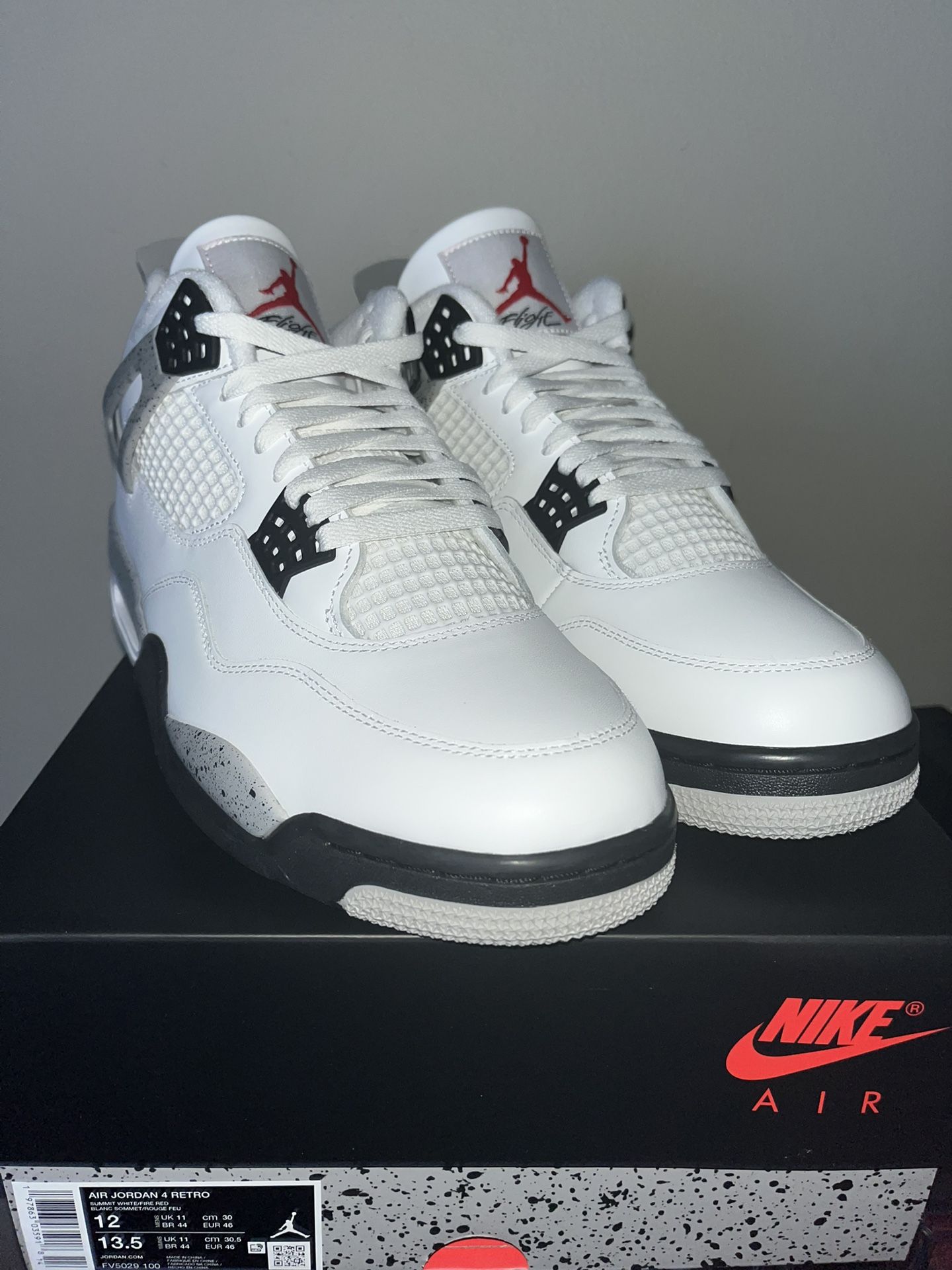 Jordan Retro 4 Cement Size 12