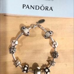 1 Pandora Bracelet with Pandora charms