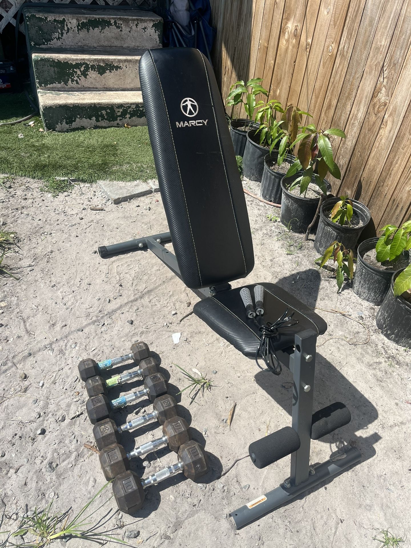 Work Out bench With weights