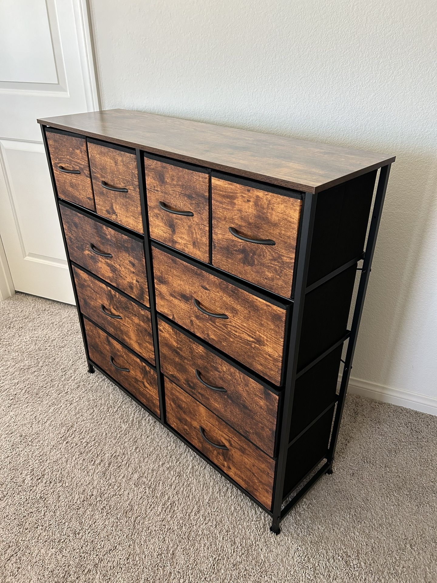 Dresser With 10 Fabric Drawers